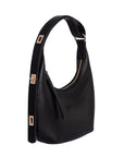 Tina Black Leather Hand & Shoulder Bag | Porterist