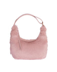 Tina Pink Synthetic Fur Hand & Shoulder Bag | Porterist