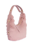 Tina Pink Synthetic Fur Hand & Shoulder Bag | Porterist