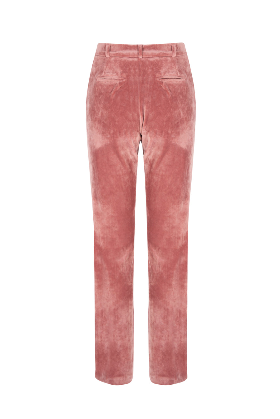 Rose Velvet Straight - cut Pants | Porterist