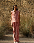 Rose Velvet Straight - cut Pants | Porterist