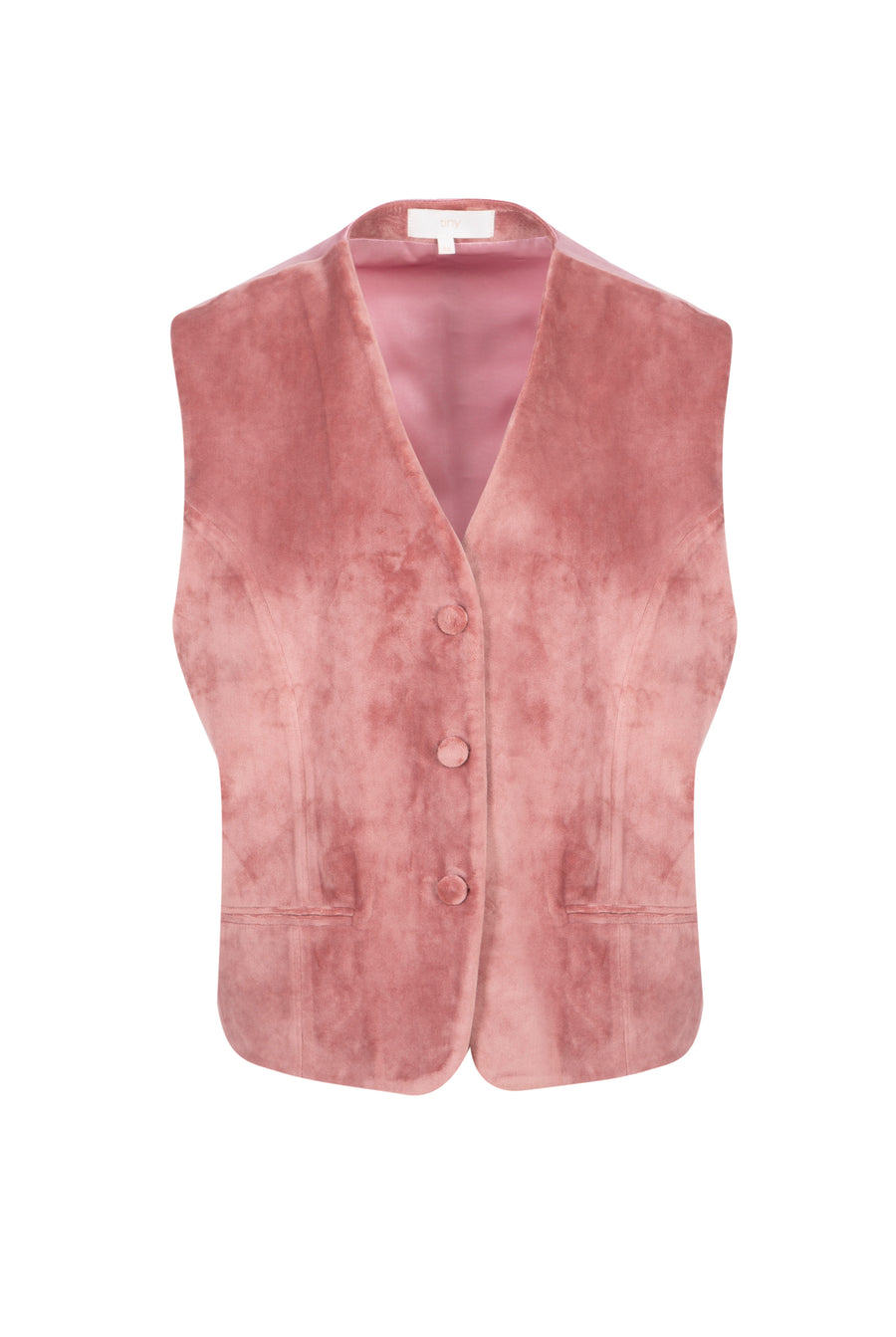 Rose Velvet Vest | Porterist