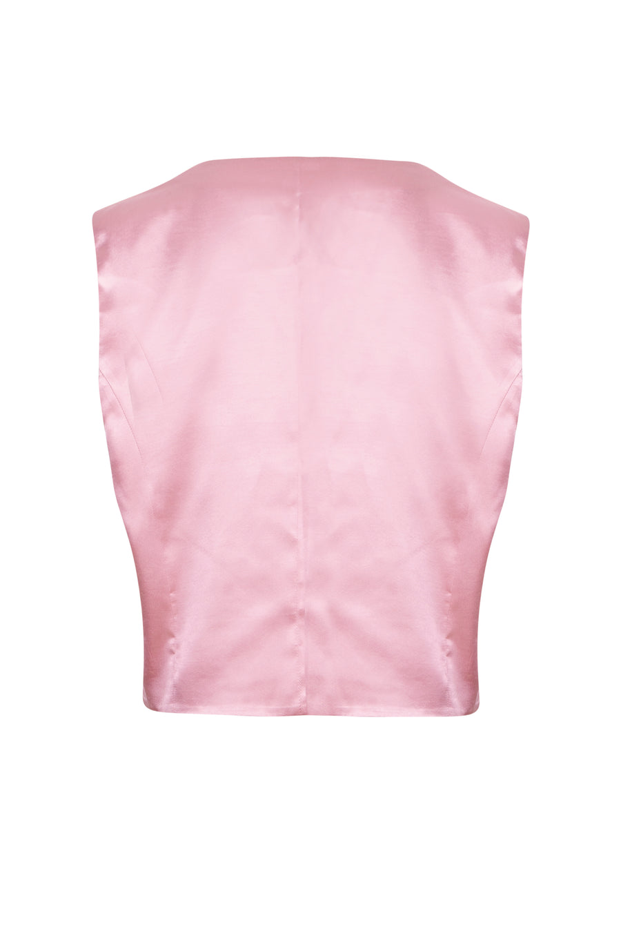 Rose Velvet Vest | Porterist