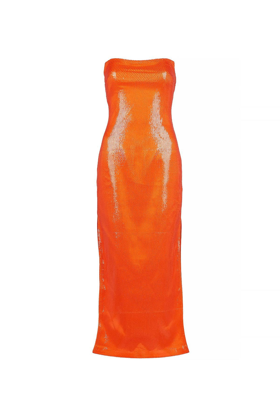 Orange Glow Midi Sequin Dress Hft Fınal Item - Porterist 1