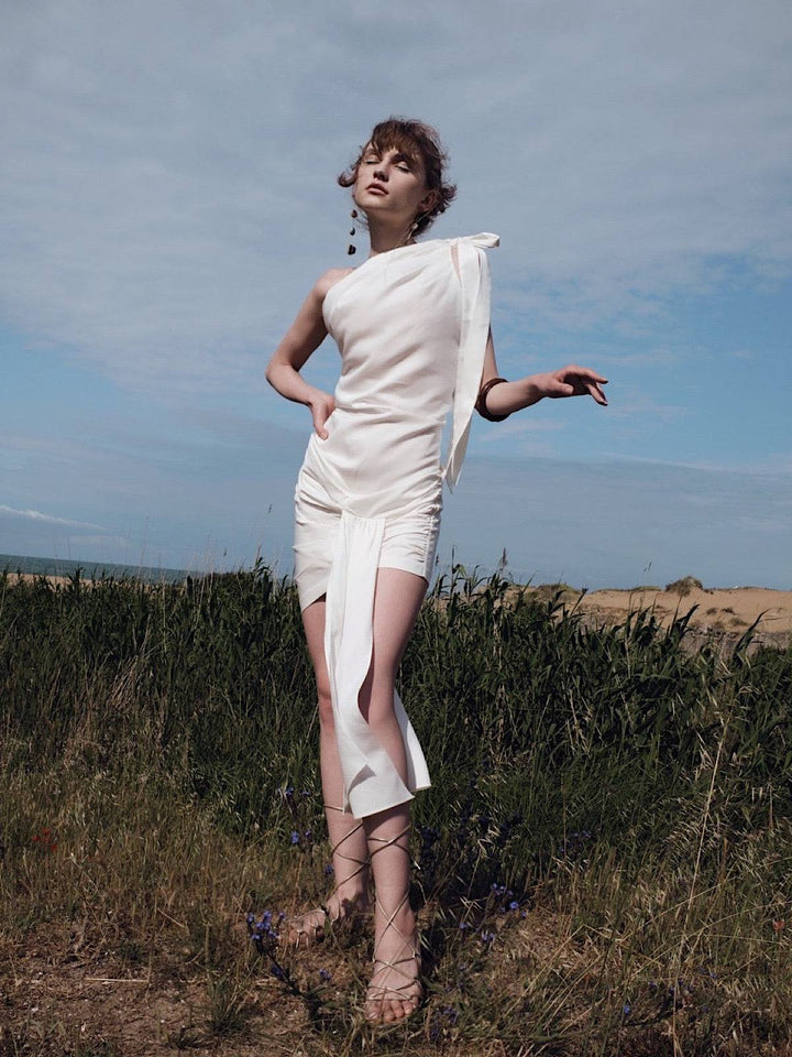 White Mini Milan Dress Fınal Item - Porterist 1