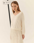 V-neck Knitwear Ivory