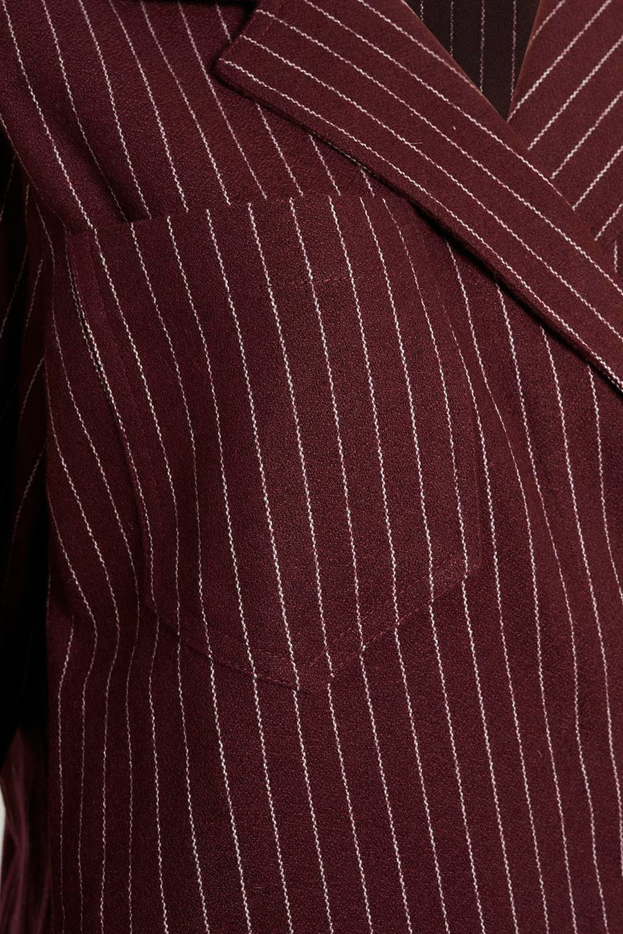 Vino Striped Red Shirt with Drawstring Detail  - Porterist 2