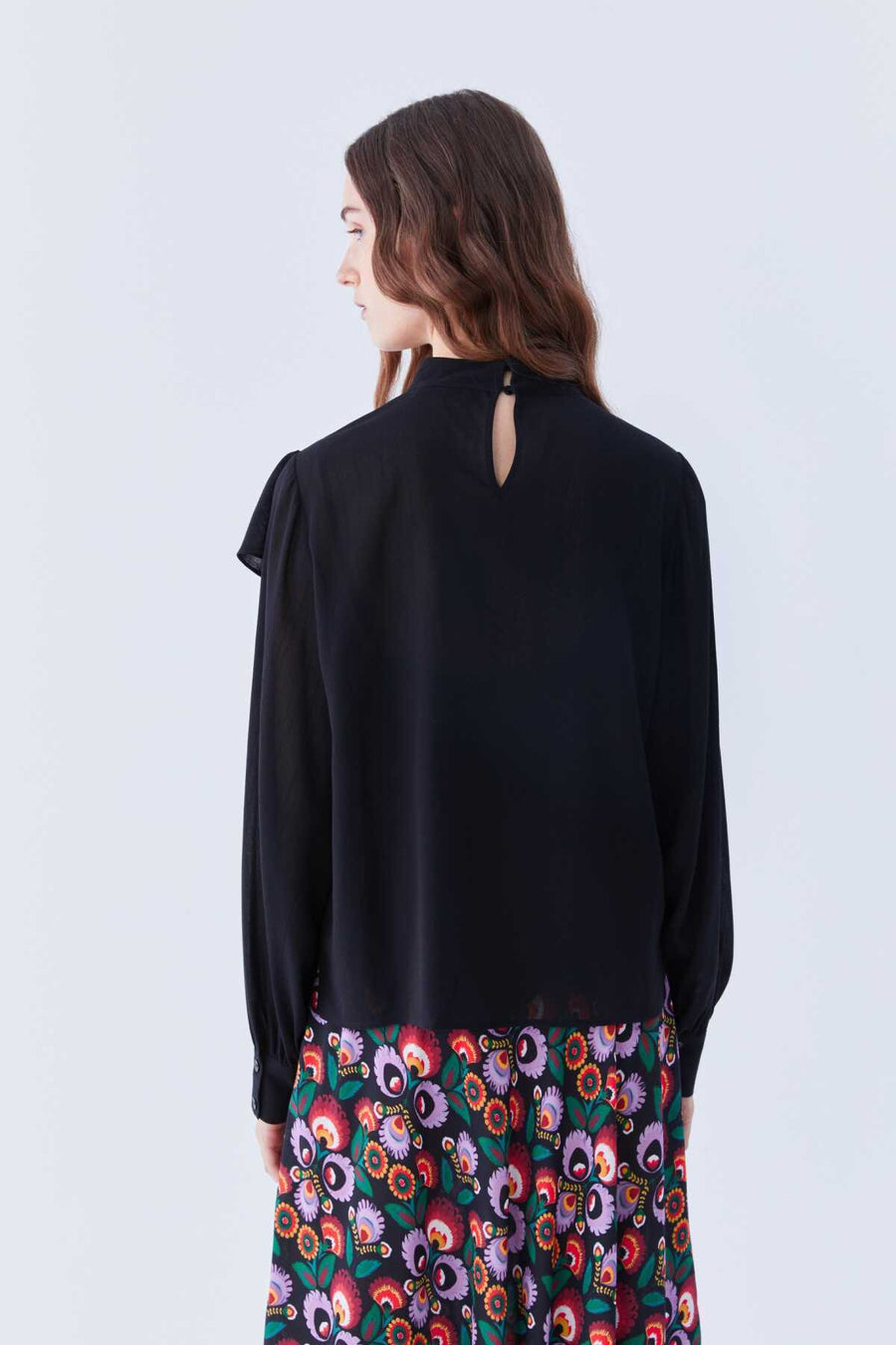 Volute Blouse Black  - Porterist 2