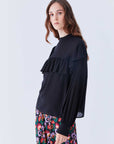 Volute Blouse Black  - Porterist 3