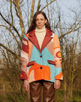 Mars Colorful Isohips Patterned Inflatable Coat