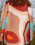 Mars Colorful Isohips Patterned Inflatable Coat