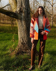 Mars Colorful Isohips Patterned Inflatable Coat