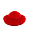 Saturn Red Large Faux Fur Hat