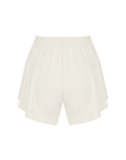 White Draped Shorts | Porterist