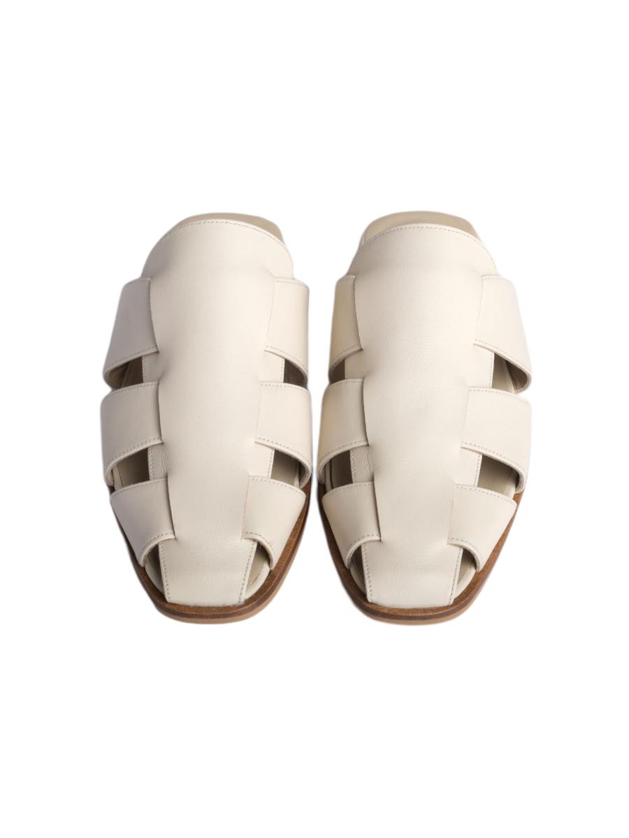 White Siena Slippers | Porterist