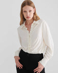 Women's Shirt with Shirred Collar Bone  - Porterist 1