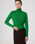 Mısırlı 1951 Green Turtleneck Long Sleeve Sweater  - Porterist 2