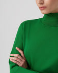 Mısırlı 1951 Green Turtleneck Long Sleeve Sweater  - Porterist 3