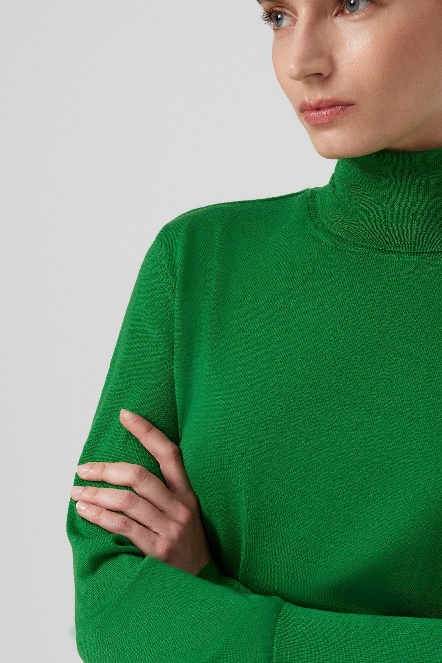 Mısırlı 1951 Green Turtleneck Long Sleeve Sweater  - Porterist 3