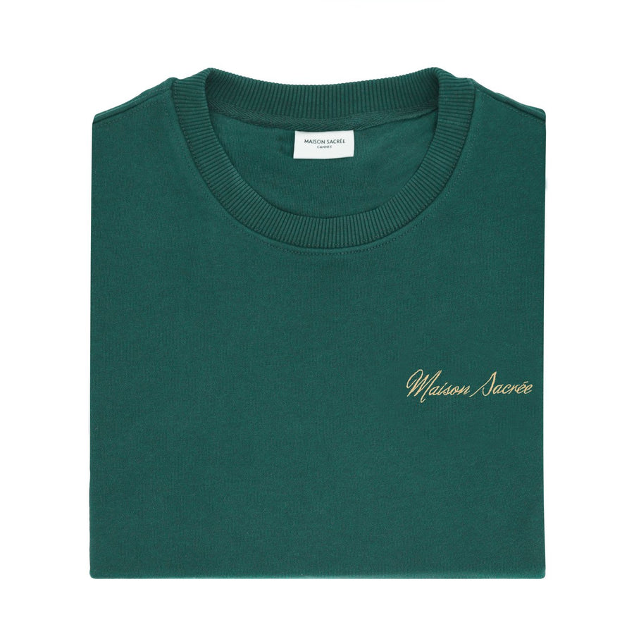 Maison Sacrée Green Basic Sweatshirt | Porterist