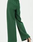 135-Grace Pants Wide Leg Green