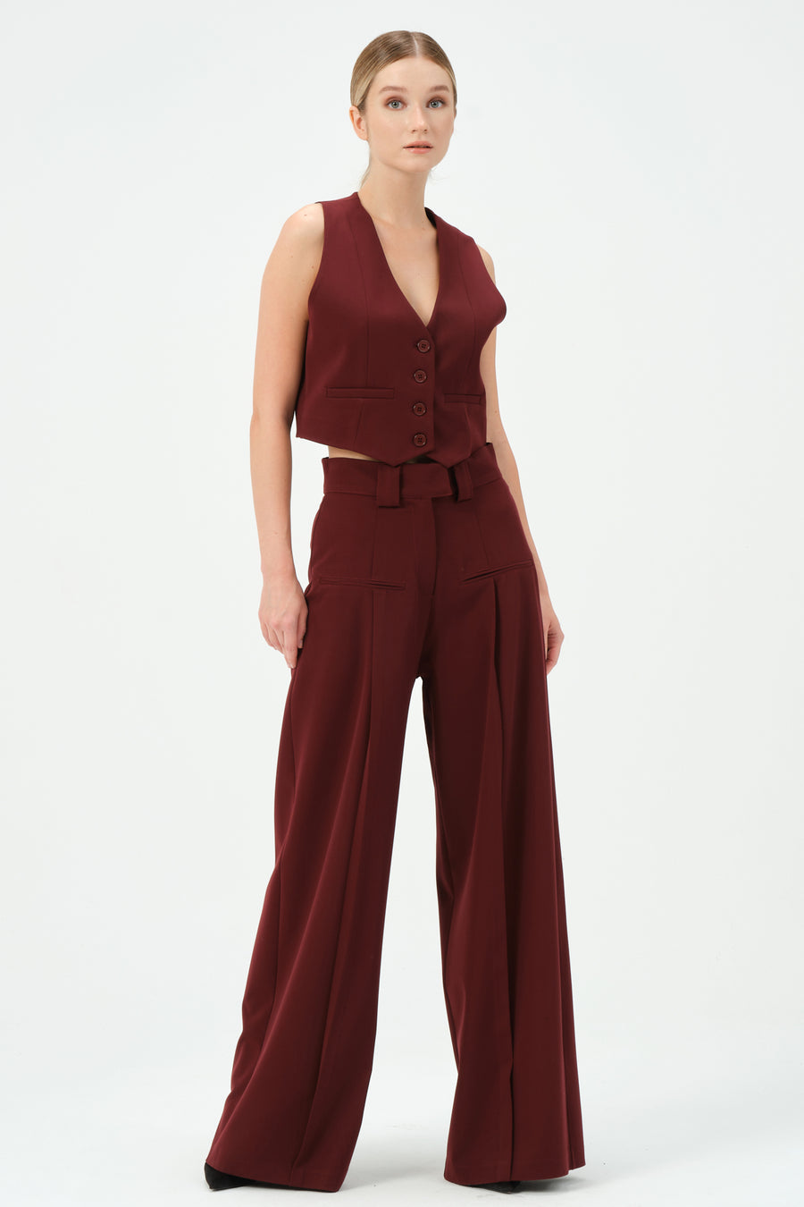 165 - alexe Pants Bordeaux | Porterist