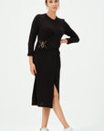 Mel Knitwear Dress Black | Porterist