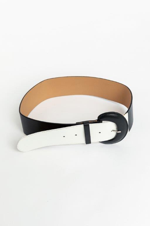 Berr-in Two Tone Belt Black/Ecru Y - Porterist 2