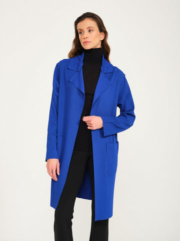Vekmia Blue Long Jacket Without Lining - Porterist 1