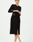 Mel Knitwear Dress Black | Porterist