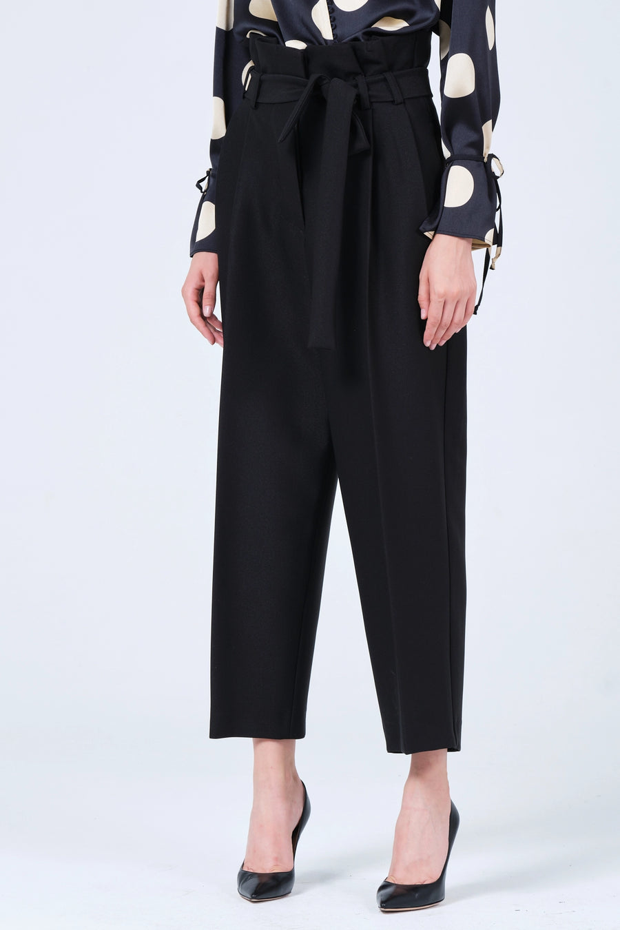 High Waist Emily Pants Black | Porterist