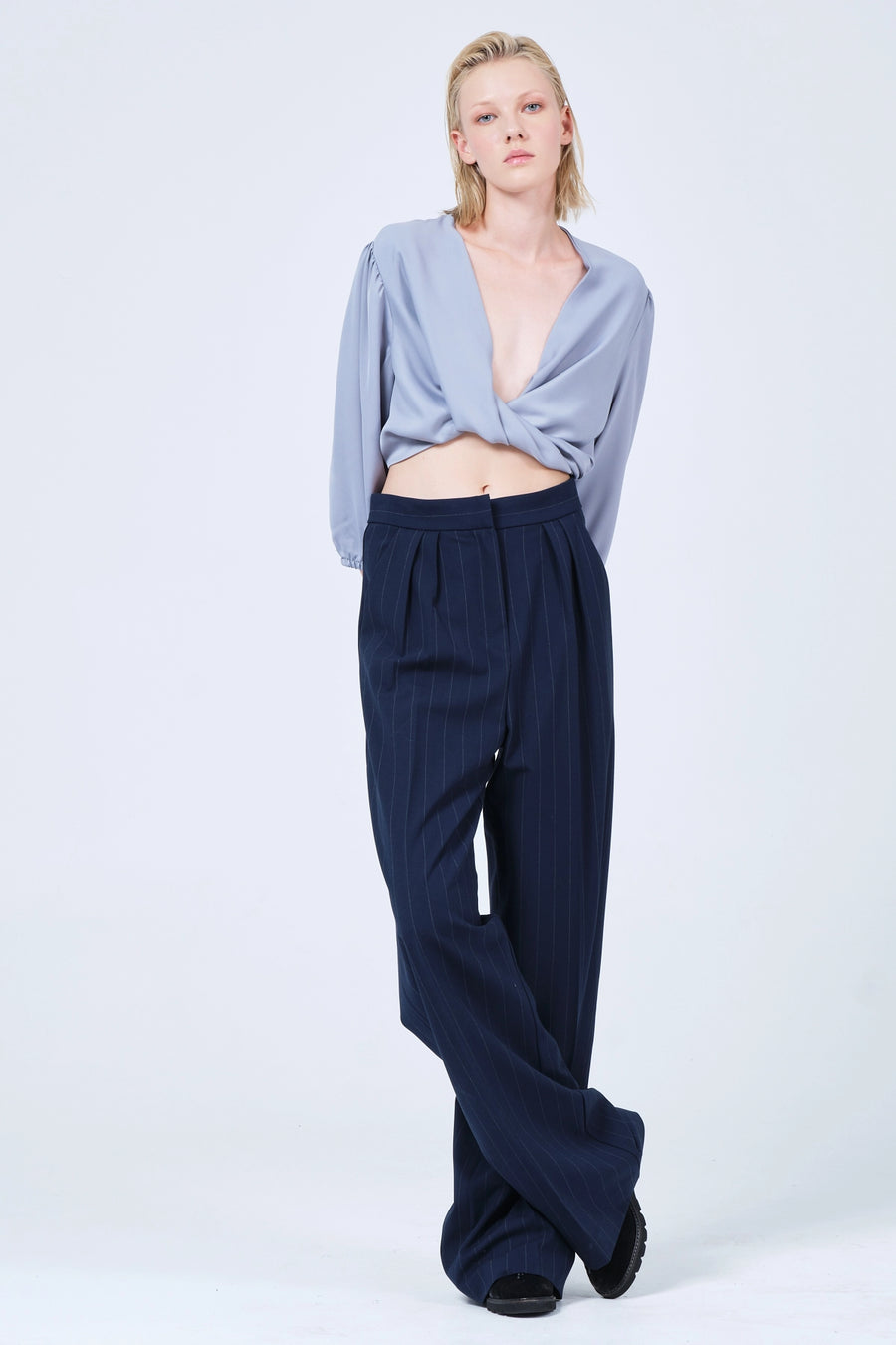 Charlie Loose Pants Navy | Porterist