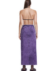 Manipulator Skirt In Purple Acid Wash | Porterist