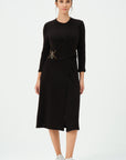 Mel Knitwear Dress Black | Porterist