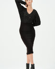 Lina Knitwear Dress Black | Porterist