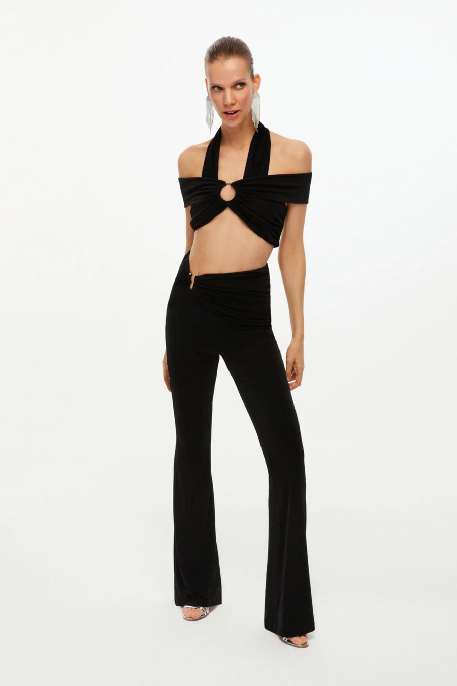 Draped Flare Pants | Porterist