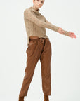 218 - angel Pants Brown | Porterist