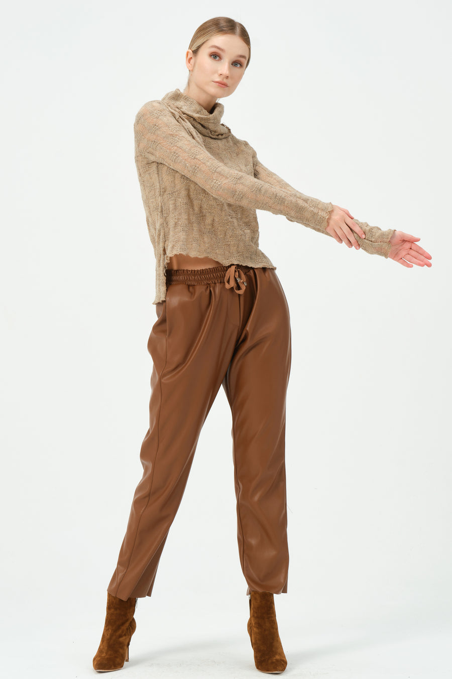 218 - angel Pants Brown | Porterist