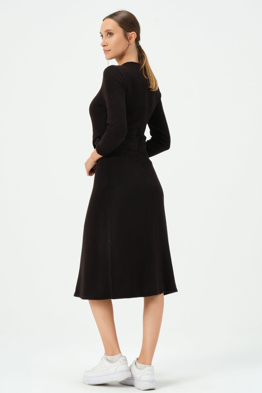 Mel Knitwear Dress Black | Porterist