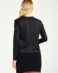 Black Buttonless Blazer Jacket | Porterist