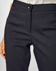 Navy Blue Slim Fit Classic Pants 00052 | Porterist