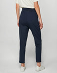 Navy Blue Comfort Fit Knitted Pants 00066 | Porterist