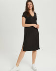 Knitted Dress With Black Embellishment - 0071 - 2