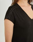 Knitted Dress With Black Embellishment - 0071 - 2