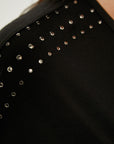 Knitted Dress With Black Embellishment - 0071 - 2