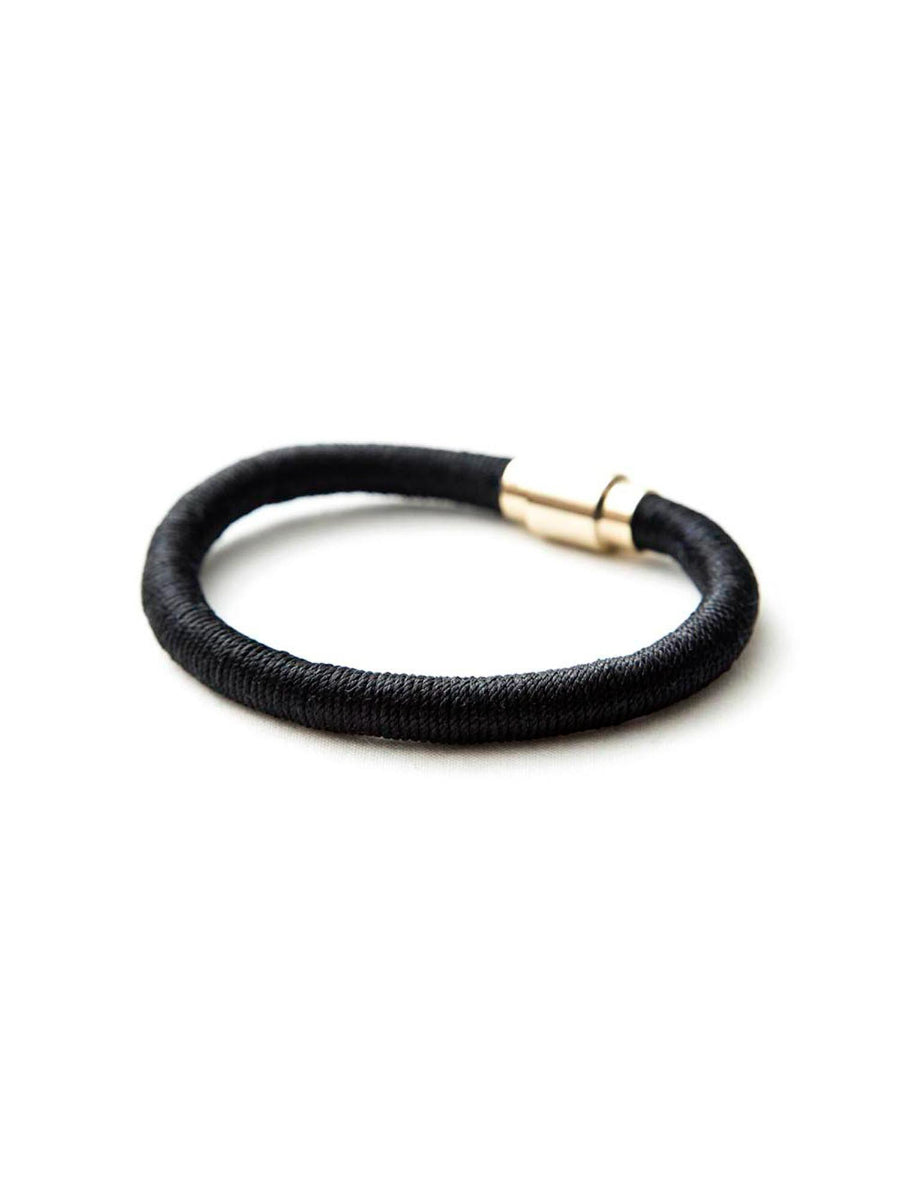 Black Drawstring Bracelet | Porterist