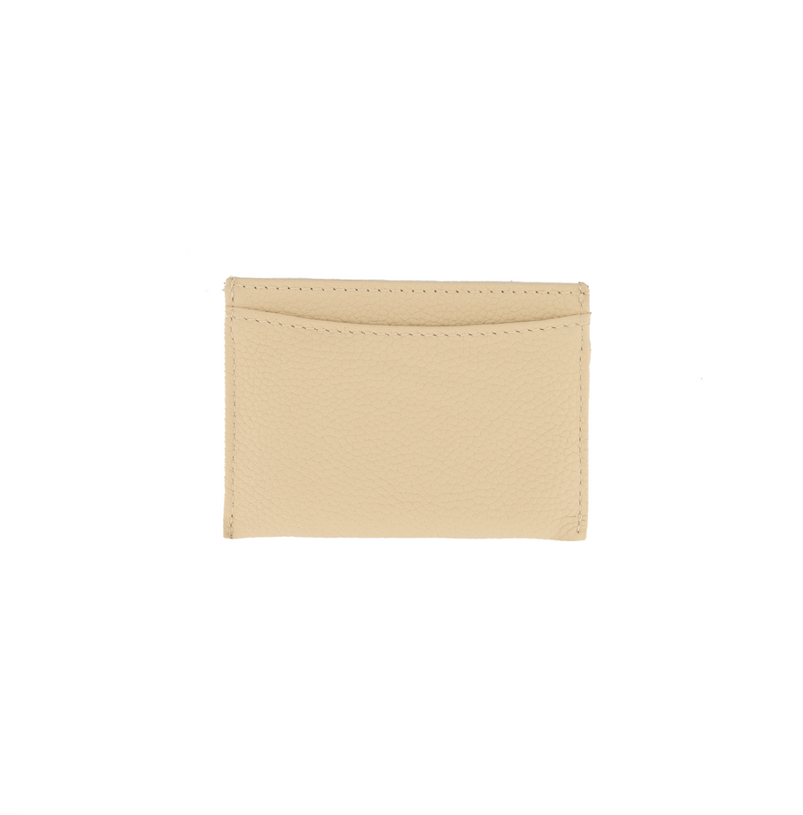 Card Holder Beige Hand Painted | Porterist