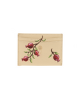 Card Holder Beige Hand Painted | Porterist