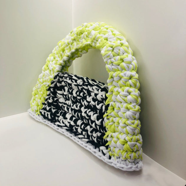 Bold Yarn Knit Neon Shoulder Bag | Porterist