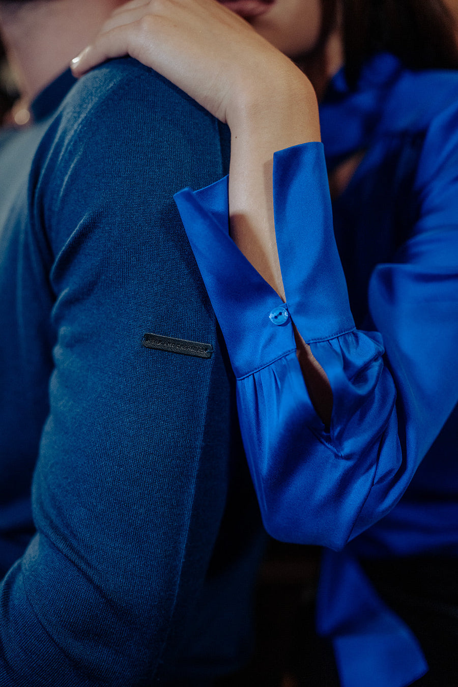 Blue Pure Silk Cecilia Shirt | Porterist